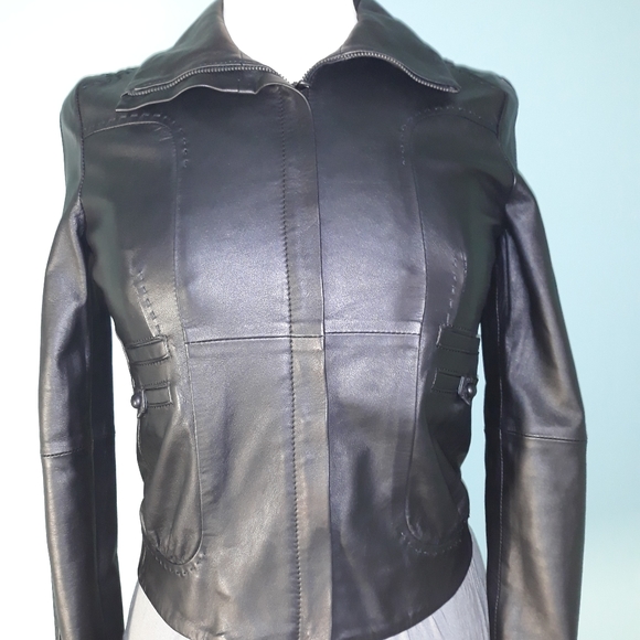 Pennyblack Max Mara Leather Jacket small - Picture 5 of 15